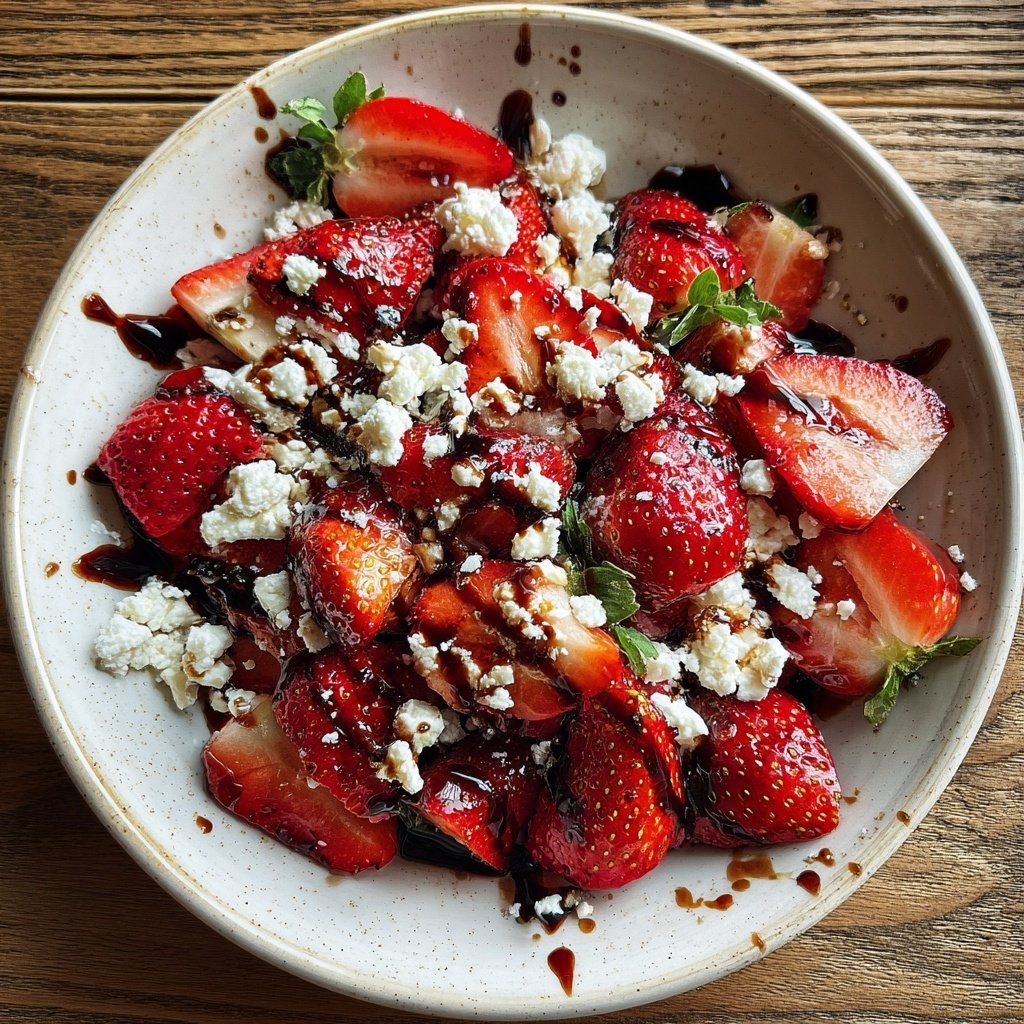 Strawberry Balsamic Salad