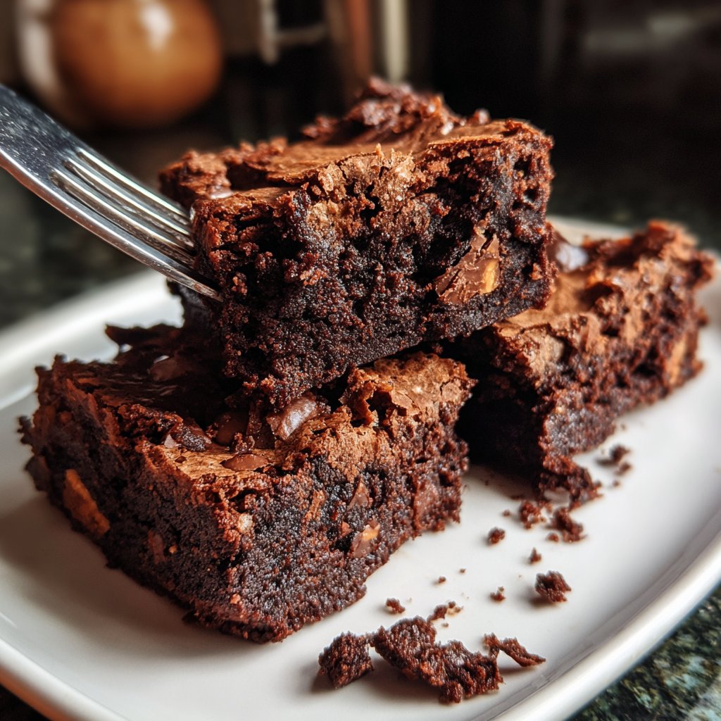 Cottage Cheese Brownies with Hazelnuts