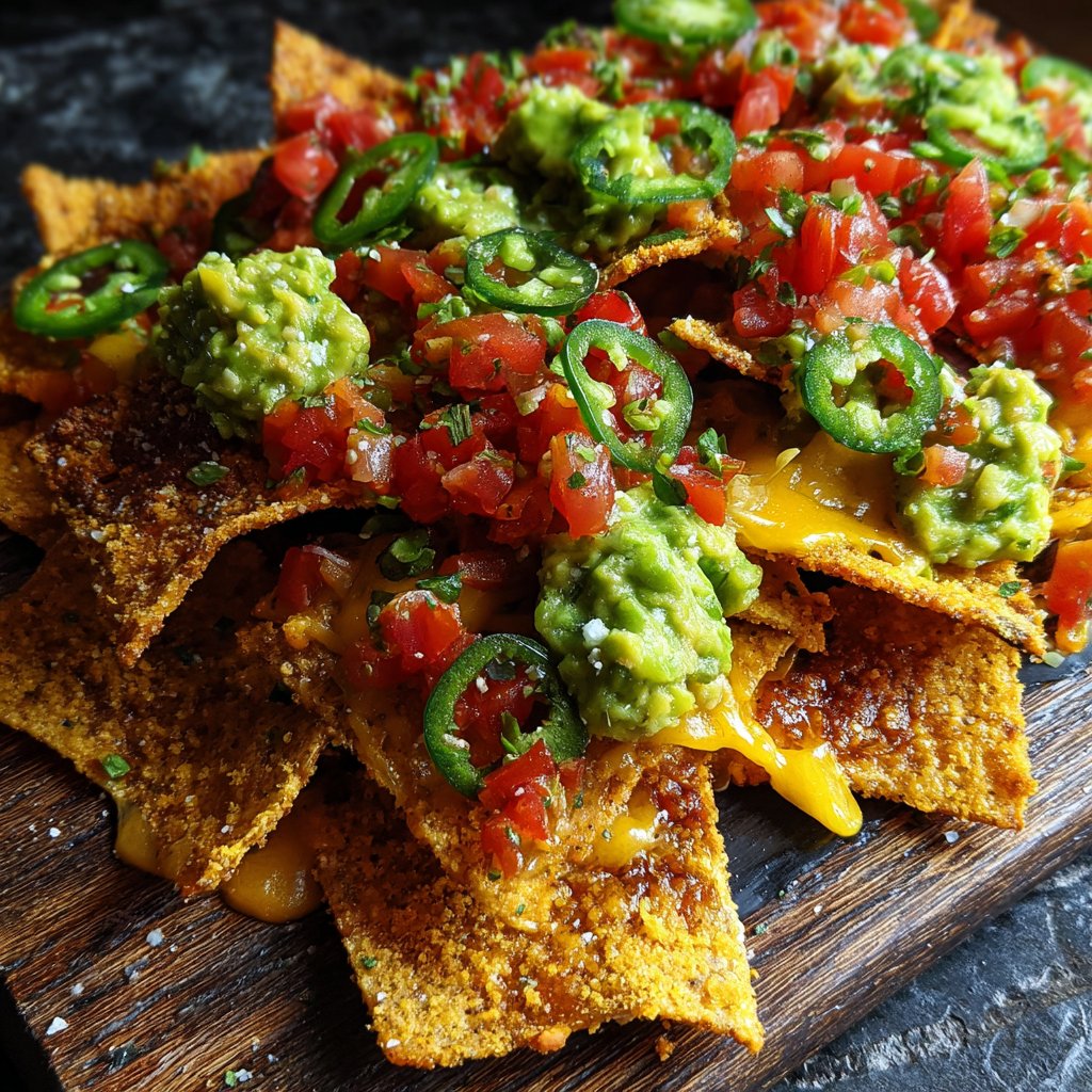 Super Bowl Crispy Chickpea Nachos