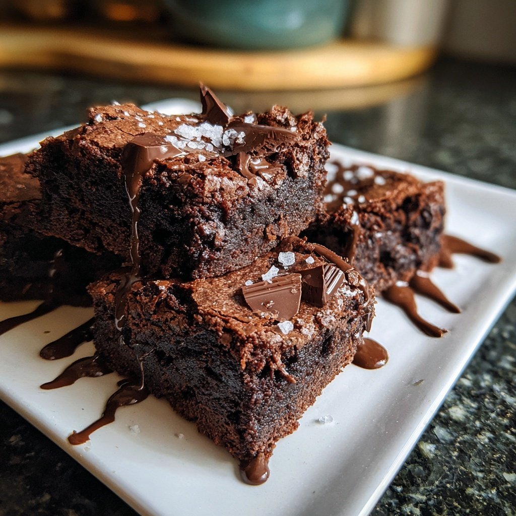 Cottage Cheese Brownies with Dark Chocolate