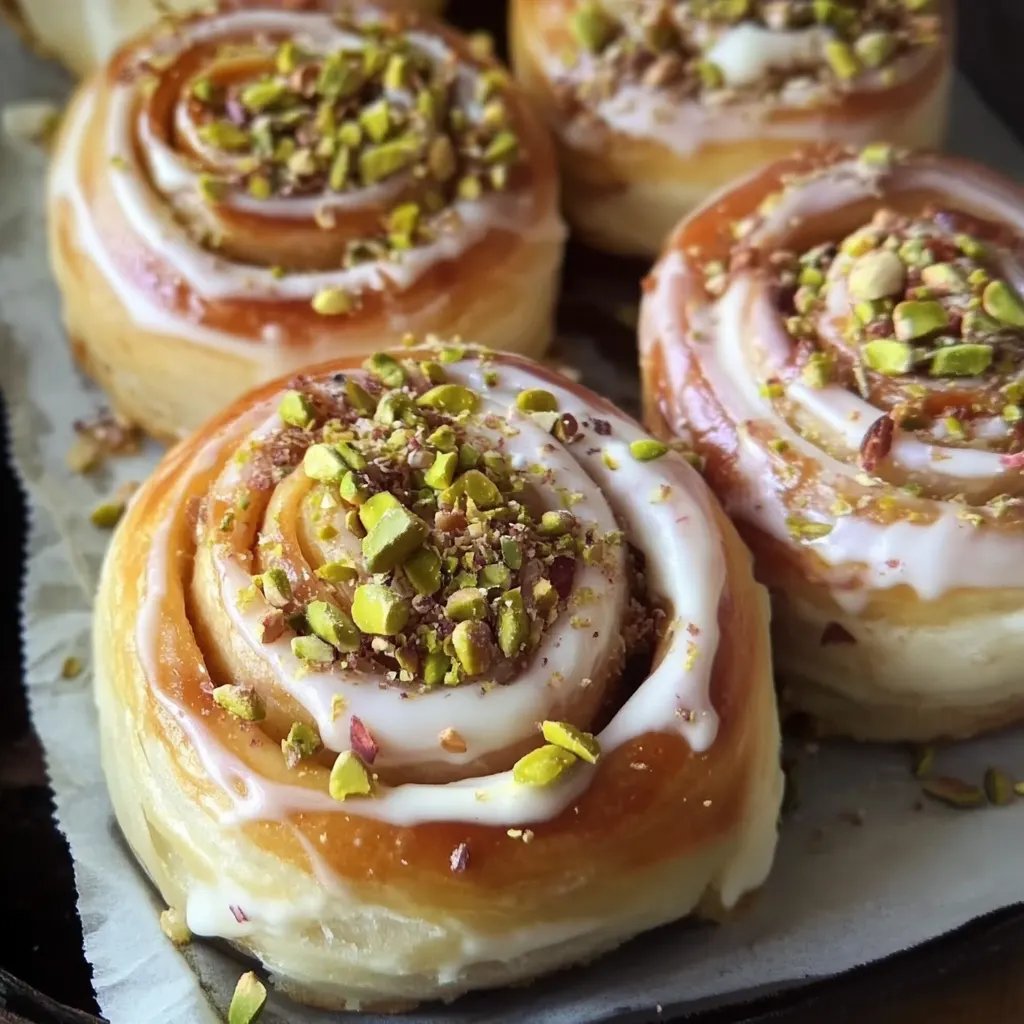 Perfect Pistachio Rolls with Cream Cheese Frosting