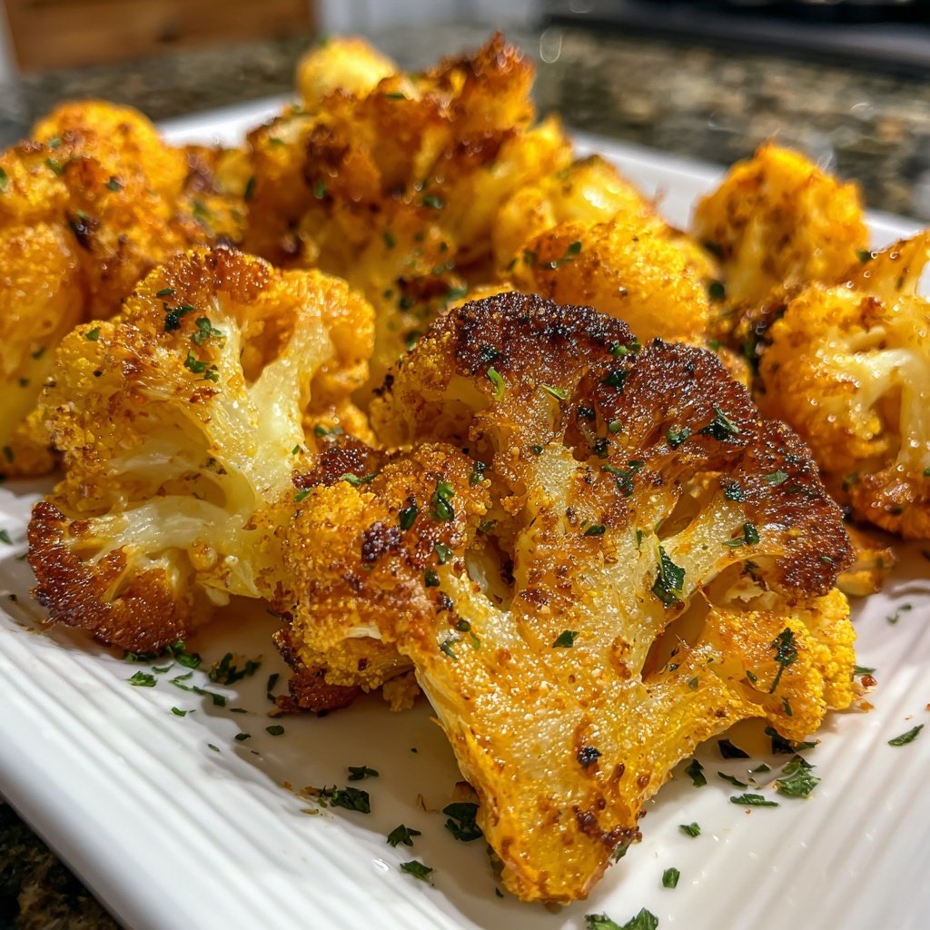 Jamaican Spiced Roasted Cauliflower