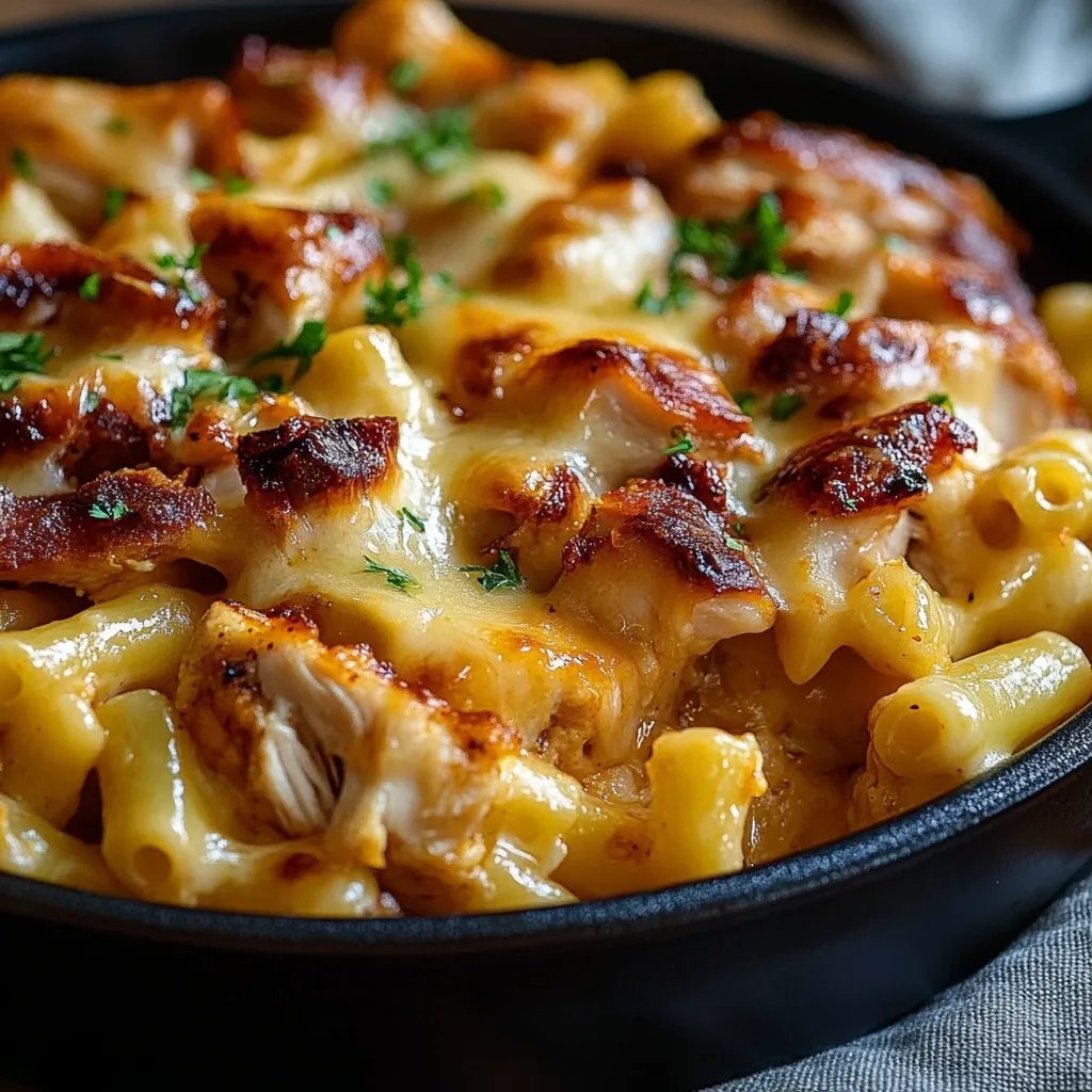 BBQ Chicken Mac and Cheese