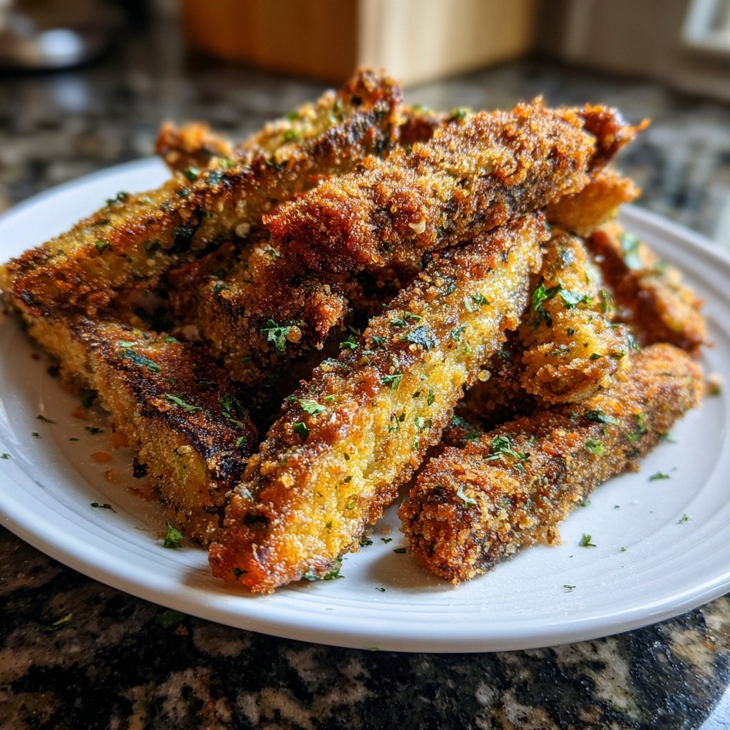 Crispy Eggplant Veggie Fries