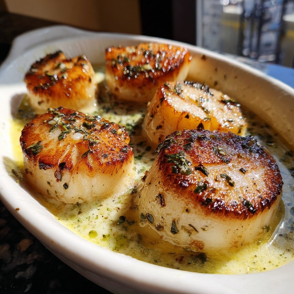 Seared Scallops Dinner Recipe