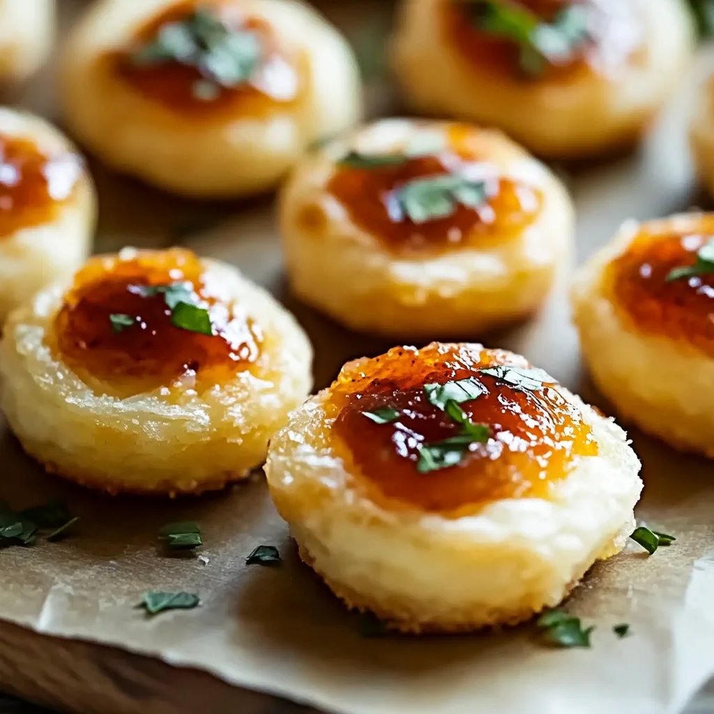 Cheesy Thumbprint Appetizers with Hot Pepper Jelly