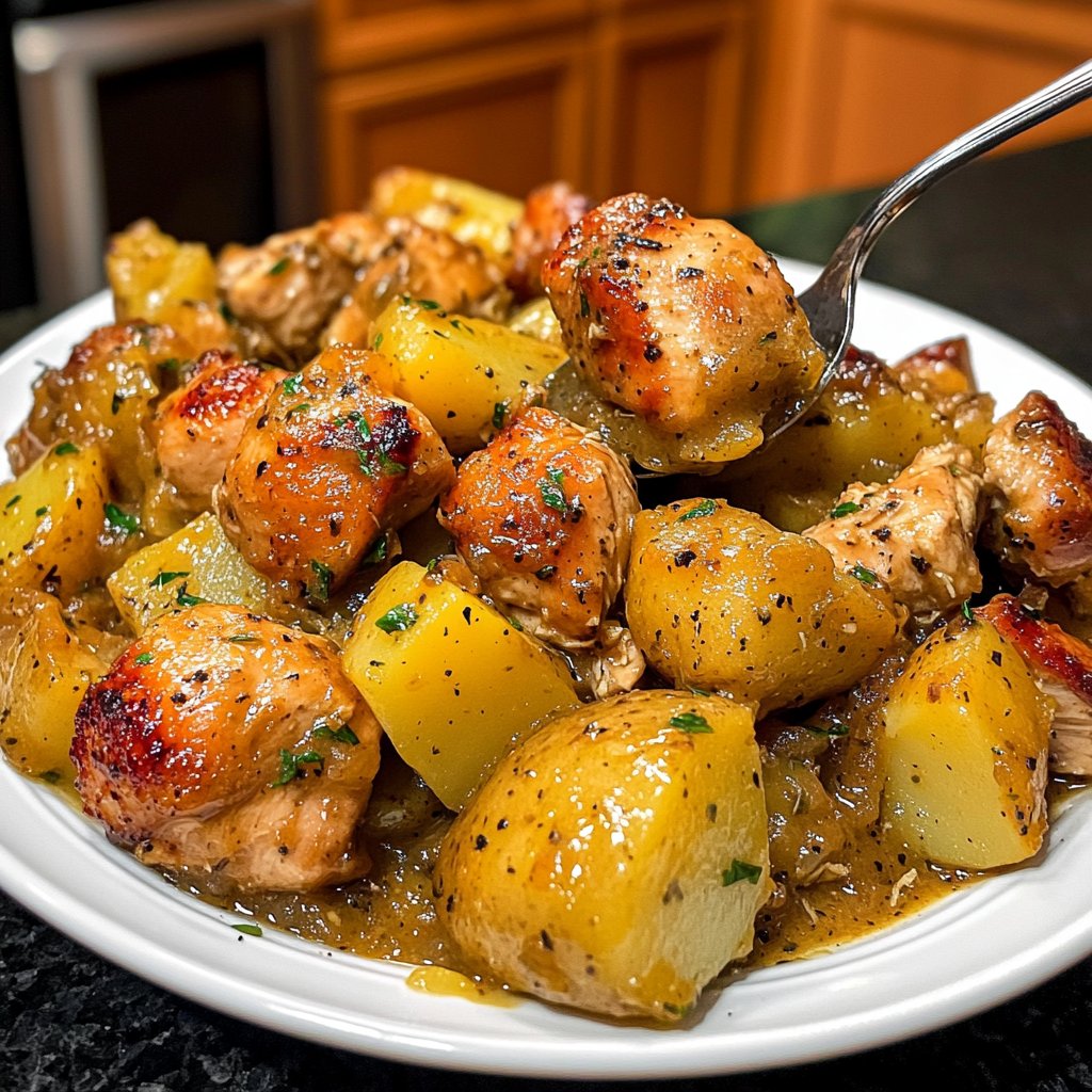 Dump-and-Go Crockpot Chicken and Potatoes