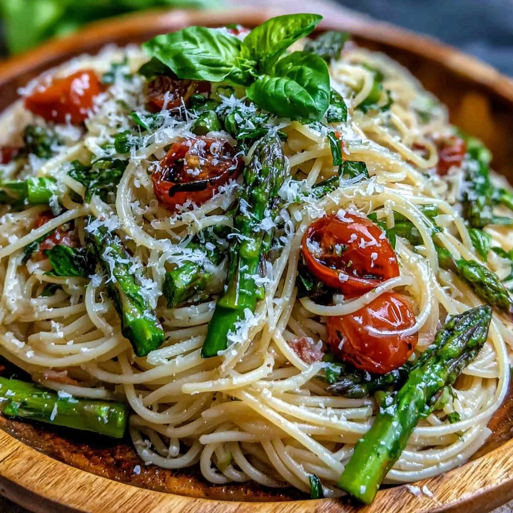 Angel Hair Pasta Primavera With Lemon