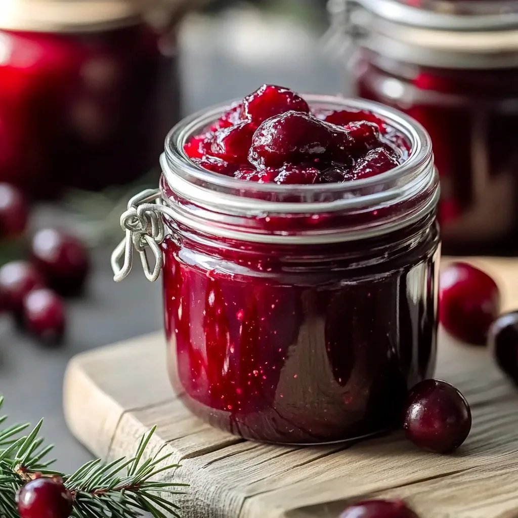 Sweet Christmas Cranberry Jam