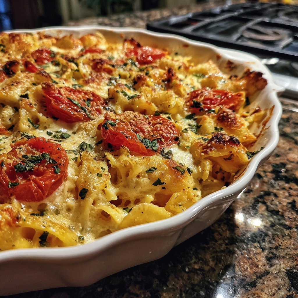 Baked Tomato Ricotta Pasta