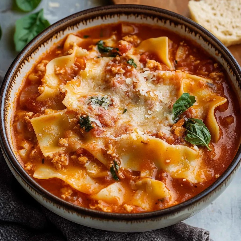 Gluten Free Lasagna Soup
