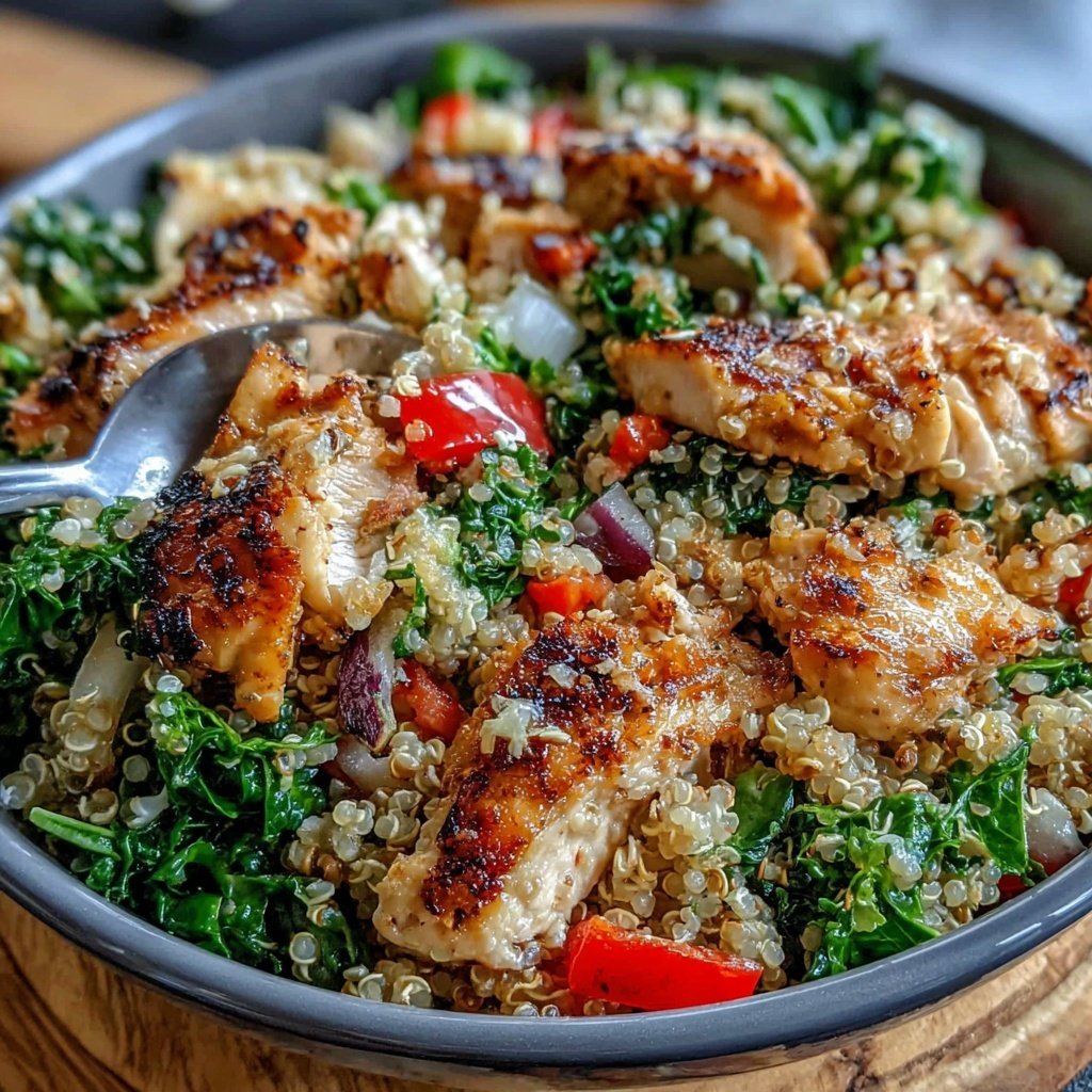 Healthy Chicken And Vegetable Quinoa