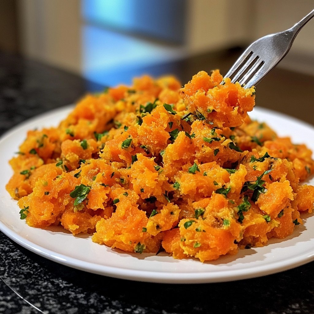 Healthy Smashed Carrots