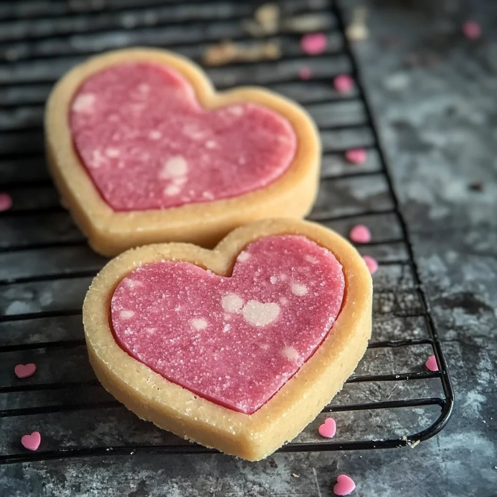 Slice and Bake Heart Cookies