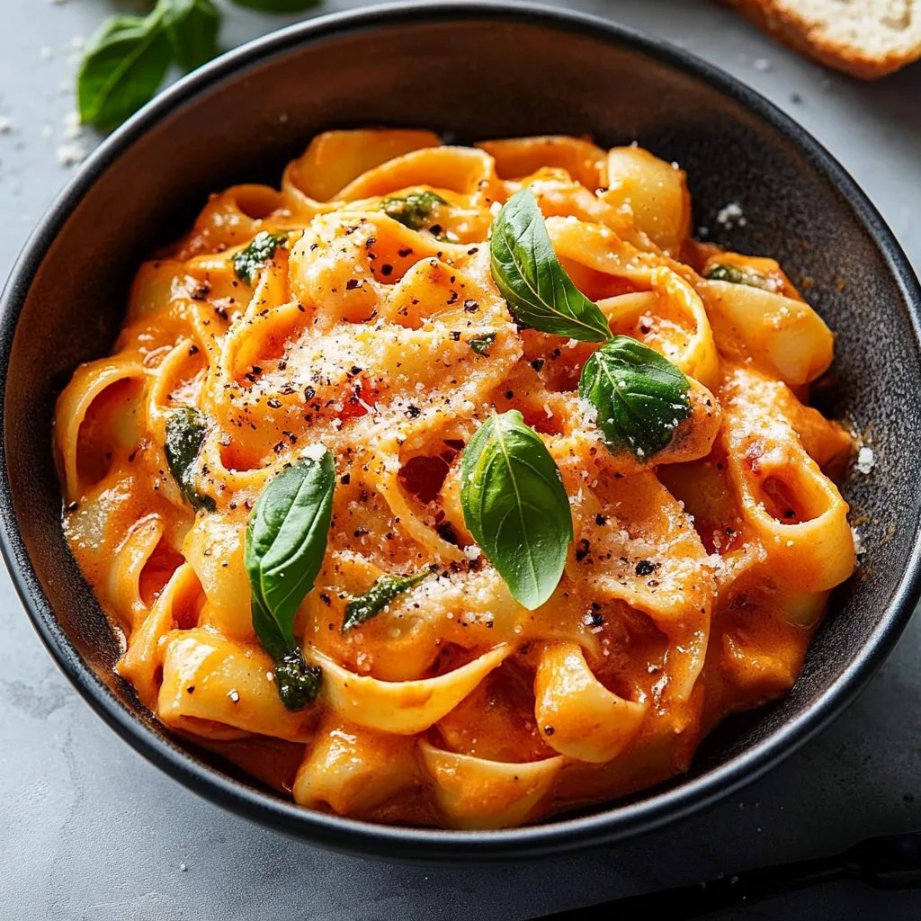 Easy One Pot Creamy Tomato Pasta