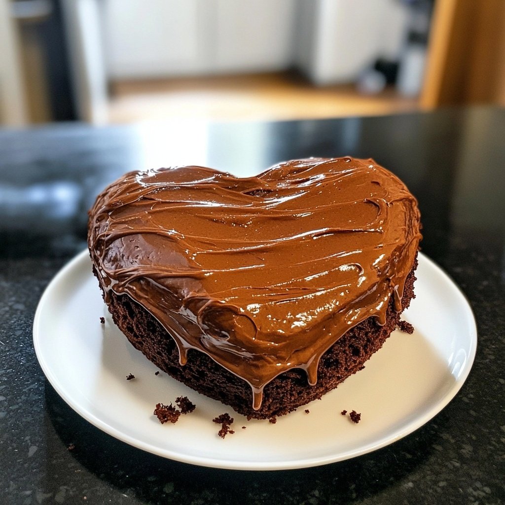 Mini Heart Cake with Chocolate Sponge