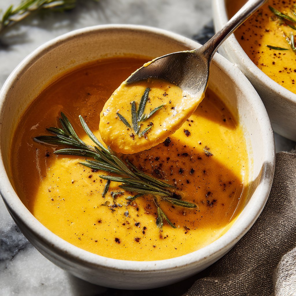 Squash Soup with Rosemary