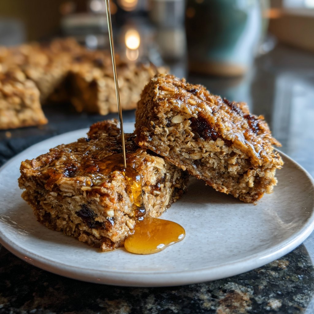 Banana Oat Breakfast Squares