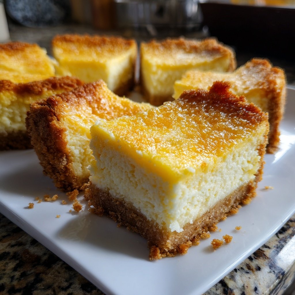 Limoncello Cheesecake Squares
