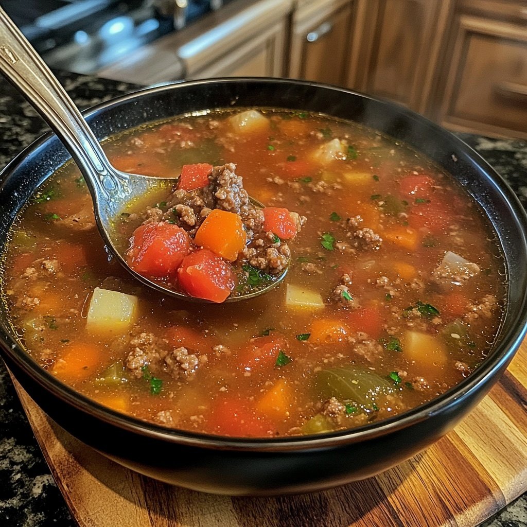 Ground Beef Soup