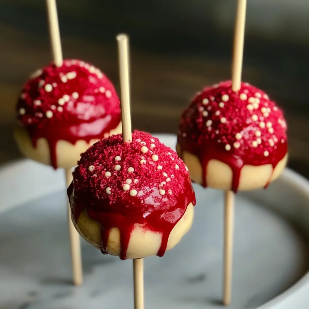 Red Velvet Cake Pops