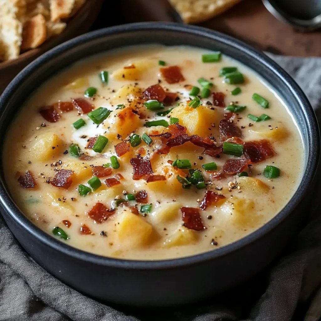 Comforting Loaded Baked Potato Soup