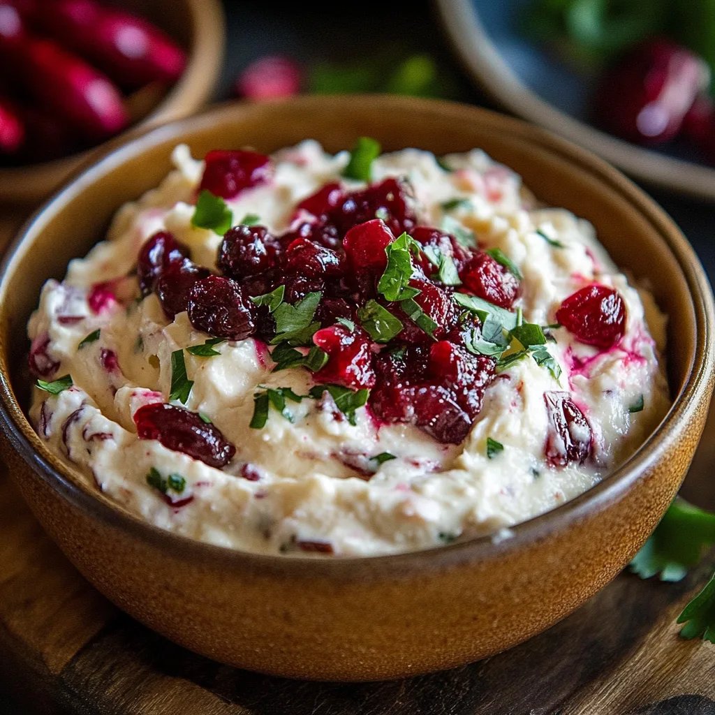 Cranberry Jalapeño Cream Cheese Dip