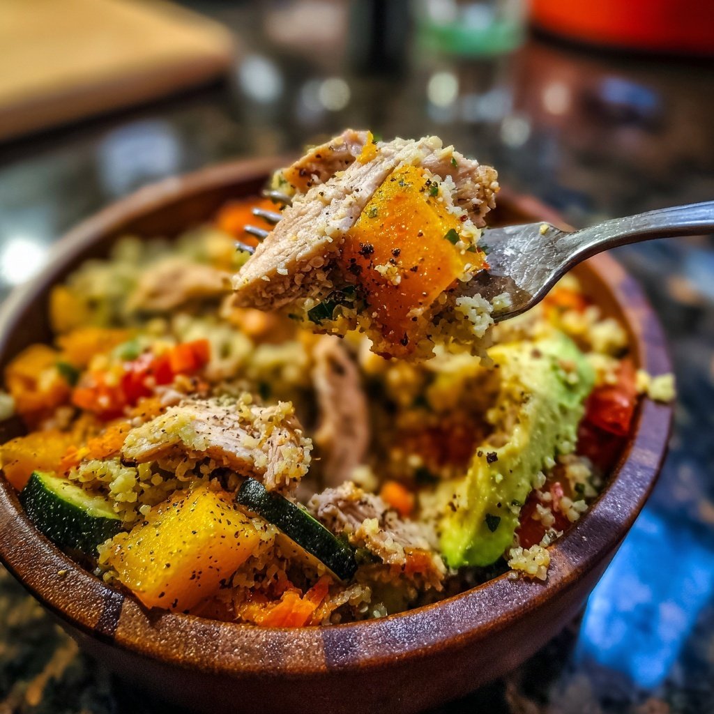 High Protein Turkey Dinner Bowl