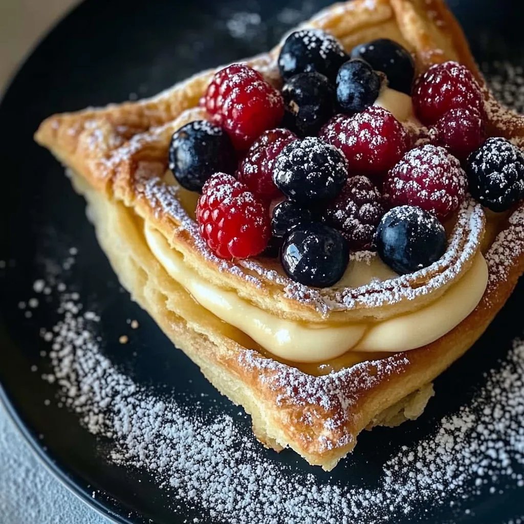 Berry Custard Pastries